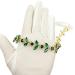 PrettyLife Green Crystal Bridal Headpiece | Rhinestone Wedding Headband for Bride | Gold Hair Accessories - Buy Online on GoSupps.com