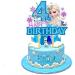 Cartoon Cake Toppers Happy Birthday Cake Topper 3 Number Cake Topper Cartoon Birthday Cake Topper Birthday Cake Topper Birthday Party (Blue 4)