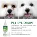Buy Dog & Cat Eye Drops | Eye Cleaner for Infection Relief Redness Allergy & Tear Stains - 2 fl oz - Buy Online on GoSupps.com