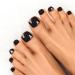 Sethexy Matte Square Short False Toenails Handmade Black Press On Toenails Simple Acrylic Fake Toe Nails Full Cover Artificial Stick On Foot Nails Removable for Women and Girls (1) - Buy Online on GoSupps.com