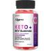 Algarve Keto ACV Gummies - Shark Keto Approved Flat Tummy & Belly Fat Solution with Oprah Keto 1 Extra Strength Formula for Optimal Weight Loss & Detox Support (60 Gummies)