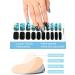 Kalolary Gel Nail Polish Strips Kit for Women - Waterproof Full Nail Wraps with Scissors, Cuticle Stick, File, and Wipes - Starry Sky Design - Buy Online on GoSupps.com
