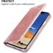 Buy Okzone Luxury Bling iPhone Xs Max Case - Rose Gold PU Leather Wallet Flip Cover | Premium Protection for Apple iPhone XS MAX - Buy Online on GoSupps.com
