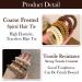 Pella 6 PCS Spiral Hair Ties - Gradient Matte Coils for Thick Hair - Waterproof Ponytail Holders for Women - Brown - Buy Online on GoSupps.com