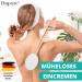 Dupore Premium Creaming Aid for Back - 2024 Set with Wood Brush Peeling Sponge & Replacement Pads - Gentle Skin Care Solution - Buy Online on GoSupps.com