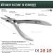 Blizzard Podiatrist Toenail Clipper Set for Ingrown Toenails - German Forged 5 Professional Nail Cutter - Flame Head Podiatry Nipper Nail Kit - Hospital Grade 13cm - Buy Online on GoSupps.com