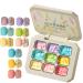 Gel De Peinture - Polit De Gel Tapotement Des Paillettes | 9 Couleurs Solid Gradient Tatting Polish Set Tatting Nail Nail Couleur Arc-en- Solid Beauty Care Sponge Pat Manucure Art For