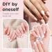 Greoer French Tip Stamper Kit 2 Pieces Clear Nail Art Jelly Stamper with 2 Pieces Scrapers Long Short Soft Silicone Jelly Stamper for Nails French Nail Line Tools for French Manicure DIY Salon - Buy Online on GoSupps.com