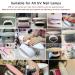 Nail Arm Rest - Professional Microfiber Leather Manicure Hand Cushion Stand in White - Buy Online on GoSupps.com