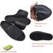 Unisex Open Toe Diabetic Shoes - Extra Wide Arthritis & Edema Footwear | Medical Cast Shoes for Swollen Feet - Black X-Large - Buy Online on GoSupps.com