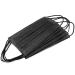 Kids 3-Ply Disposable Face Masks - 100 PCS Black Safety Masks with Adjustable Nose Clip & Ear Loops for School & Travel - Buy Online on GoSupps.com