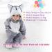 Doladola Unisex Baby Hooded Grey Husky Romper | 12-18 Months | Toddler's Jumpsuit & Pajama - Buy Online on GoSupps.com