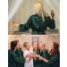 BESDEL Women's Satin Silk Bathrobe | V-Neck Short Kimono Robe XXL | Dark Green - Buy Online on GoSupps.com
