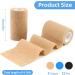 Gothicbride 12 Roll Self-Adhesive Bandage - 10cm x 4.5m Elastic Fleece Wrap - Ideal for Injury Support & Compression - Buy Online on GoSupps.com
