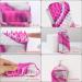 YEALIFE Silicone Body Scrubber 2 in 1 Body & Hair Brush for Shower - Purple & Green - Buy Online on GoSupps.com