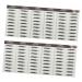 Housoutil 10pcs Hair-like Makeup Women Supply Eyebrows Creative Female Waterproof Eyebrow 21.5X14.5cm Black