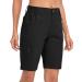 Nomolen Women's 10" Hiking Shorts Quick Dry Lightweight Golf Long Cargo Shorts Casual with Pockets for Travel Outdoor Black Large