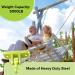 Highpro 2 Pack Swing Hangers for Wooden Sets - Heavy Duty Hardware for Porch, Patio, Playground - Indoor/Outdoor Locking Hooks - 2 Pack - Buy Online on GoSupps.com