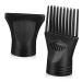 SOESFOUFU 2 Pcs Hair Dryer Nozzle Hair Dryer Concentrator Attachment Blow Dryer Part Hair Dryer Replacement Parts Hair Dryer Smoothing Nozzle Detangling Comb for Hair Dryer Blow Dryer Brush