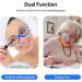 Agate Magnification Makeup Glasses | Rotating Foldable Reading Glasses for Women - Unidirectional Enlargement in Blue - Buy Online on GoSupps.com