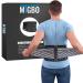 MTGBO Back Brace for Men Lower Back  Back Support Belt with 4 Stainless Steel Support Stays and Breathable Air Mesh for Lower Back Pain Relief  Sedentary  Sciatica  Work  Lifting(L 35-43) Lower Back Brace Large