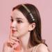 Zifengcer 20 PCS Black Satin Covered Headbands for Girls Women - DIY Craft Headbands - Thin Plastic Headbands for Christmas - Black - Buy Online on GoSupps.com