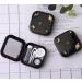Haqatr Planet Contact Lens Case Portable Contact Lens Case Color Contact Case with Mirror and Tweezers Small Size for Travel and Home(Star Black) - Buy Online on GoSupps.com