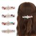 JYTDBCS Flower Hair Clip Pin Crystal Hair Barrettes Sparkly Barrettes Pin Makeup Hair Clips Glitter Hair Clips Accessories for Women Girl.