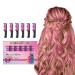 6 pieces of hair chalk comb (pink)