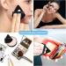 Yakur Makeup Powder Puffs with Strap Pure Cotton Smooth Soft Makeup Sponge Triangle Shaped Face Cleaning Cosmetic Puff Foundation Blending Sponge Applicator Set of 8 Pcs (black) - Buy Online on GoSupps.com