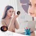 Anatomical Heart Print Contact Lens Case with Mirror | Portable & Cute Travel Kit for Eye Contacts - Buy Online on GoSupps.com