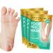 SKINATURE CARE Foot Peel Mask 3 Pack of Exfoliating Foot Mask for Cracked Heels and Dead Skin Calluses Remover - Moisturize and Repair Rough Heels Lavender 3 Pairs