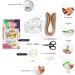 Uniquilling Quilling Paper Quilling Kit for Adults  8*10-inch Smile  Exquisite Handmade for Beginner DIY Craft Painting Kits Tools  Home Room Wall Art Decor Best Gifts(Basic) Smile Basic - Buy Online on GoSupps.com