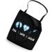 Peace Love Insulin Diabetes Awareness Tote Bag - 16 Inches | Diabetic Type One Gift - Buy Online on GoSupps.com