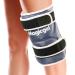 Magic Gel Ice Pack for Knee - Reusable Cold Wrap for Injuries - Soft Flexible Cooling for Icing Knees Elbow Calf Wrist - Adjustable Wraparound Straps - Medcosa Blue