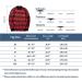 Zengjo Men's Striped Long Sleeve Mock Turtleneck Shirt - Black & White | Medium - Buy Online on GoSupps.com