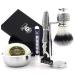 Synthetic brush with three blades.