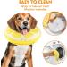 Suplutux Inflatable Hinge Dog & Cat Collar - Comfortable Adjustable Leak Protection for Recovery - XL Yellow - Buy Online on GoSupps.com