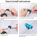 Elastic Flashlight Bracket - 5-Piece Silicone Bicycle Band | Multi-Purpose Holder for Flashlights Bottles & Phones - Buy Online on GoSupps.com