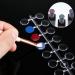 240Pcs Round False Nail Display Tips - Clear Nail Art Color Chart with Adhesive Stickers for Training & Practice - Buy Online on GoSupps.com
