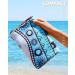 ECCOSOPHY Oversized Microfiber Beach Towel for Adults - Quick Dry 71x35 inch - Sand Free & Travel-Friendly - Marrakesh Design - Buy Online on GoSupps.com