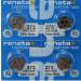 4 Renata 373 Button Cell Watch 0% Hg Mercury Free Batteries