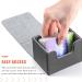 Yookeer 4-Piece Leather Deck Card Box Set for MTG Commander Decks - Gray, Orange, Pink, Horizontal - Buy Online on GoSupps.com