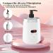 Massage Oil Warmer with Two Dispenser Bottles - Lotion Heater for Spa & Home Use (White) | Optimal Temperature for Relaxation - Buy Online on GoSupps.com