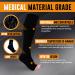 Doc Miller Open Toe Compression Socks 30-40mmHg - Medical Stockings (S-XXXXXL) in Black - 1 Pair for Optimal Support & Comfort - Buy Online on GoSupps.com