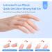 Saviland Plant-Based Builder Nail Gel Set - 15ml Clear Gel with Castor Oil & Vitamin E - Nail Base & Top Coat - Hard Gel Builder in a Bottle - Buy Online on GoSupps.com