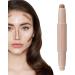 Contour Stick Makeup | Blendable Creamy Bronzer - Waterproof Face Concealer Pen Bronzer Stick Face Makeup Stick for Girls Women Troonz - Buy Online on GoSupps.com