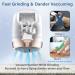 Rechargeable Electric Callus Remover for Feet with Vacuum - Professional Pedicure Tool Kit for Deadskin Removal - 3 Heads, 2 Speeds, LCD Display - Buy Online on GoSupps.com