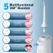 Cordless Professional Water Flosser - 5 Modes, 8 Jet Tips, Rechargeable, Waterproof - for Teeth Braces and Bridges - 300ML Tank - Travel & Home - Buy Online on GoSupps.com