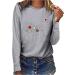 tsaChick Women's Oversized Sunflower Sweatshirt Clearance - Gray S - Buy Online on GoSupps.com